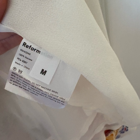 Reformation Floral V-Neck Mini Wrap Dress - Picture 5 of 6